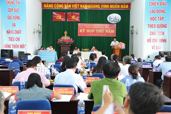 HĐND xã Tân Xuân
Tổ chức kỳ họp Thứ năm
