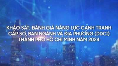 Khảo sát, đánh giá năng lực cạnh tranh cấp sở, ban ngành và địa phương (DDCI) thành phố Hồ Chí Minh năm 2024