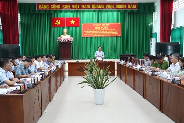 Hội nghị giao ban nội chính lần thứ II, năm 2022