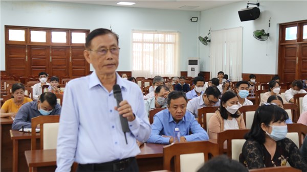 Tổ đại biểu HĐND Thành phố (đơn vị số 30 và 31) tiếp xúc cử tri huyện Hóc Môn