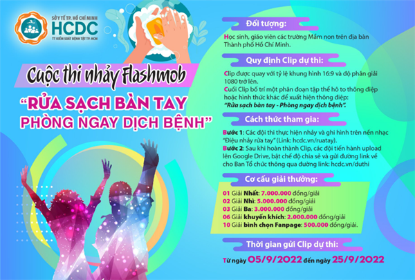 Cuộc thi nhảy Flashmob Rửa sạch bàn tay phòng ngay dịch bệnh 