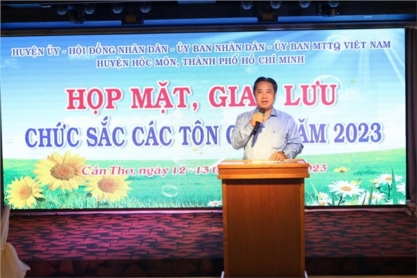 Họp mặt chức sắc, chức việc tiêu biểu tại thành phố Cần Thơ