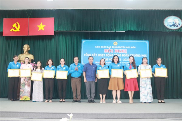 Tổng kết hoạt động công đoàn trường học, năm học 2022 - 2023