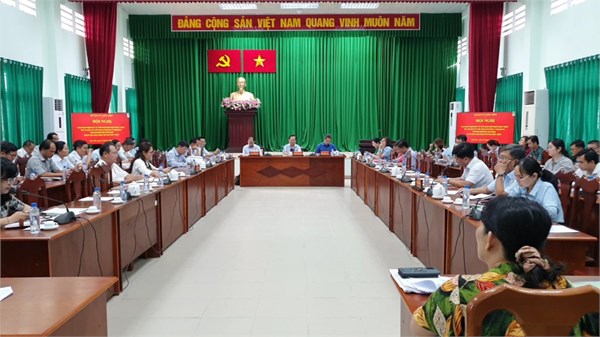 Hội nghị giao ban tiến độ Dự án đường Vành đai 3 TP HCM đoạn qua huyện Hóc Môn