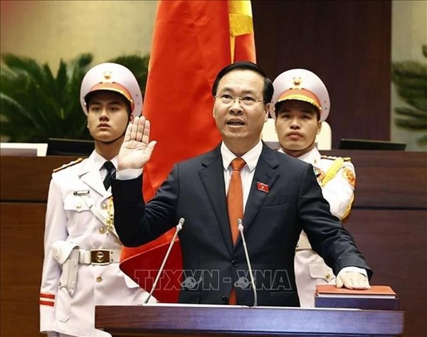 Ông Võ Văn Thưởng, Ủy viên Bộ Chính trị, Thường trực Ban Bí thư được Quốc hội bầu giữ chức Chủ tịch nước nhiệm kỳ 2021- 2026.  

