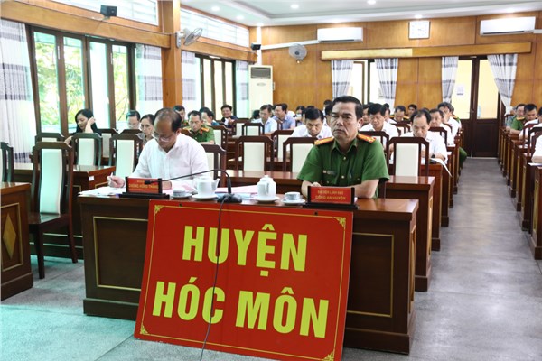 Ban Chỉ đạo Đề án 06 Thành phố tổ chức Hội nghị trực tuyến Sơ kết 6 tháng đầu năm 2023  
