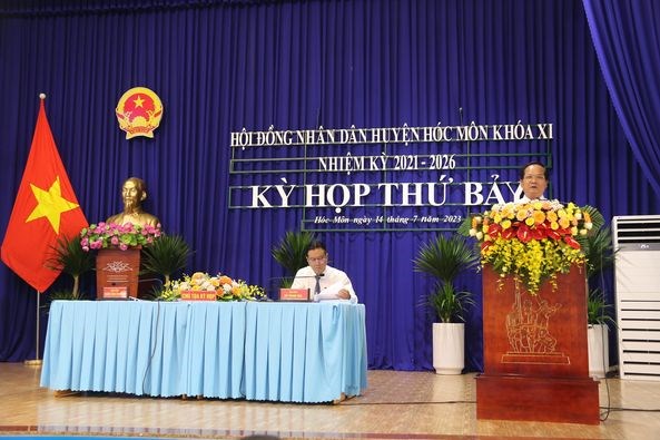 Khai mạc Kỳ họp thứ Bảy HĐND huyện Khóa XI nhiệm kỳ 2021 -2026 