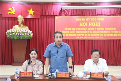 [VIDEO] Hội nghị đối thoại giữa Huyện ủy - UBND huyện với hội viên nông dân 