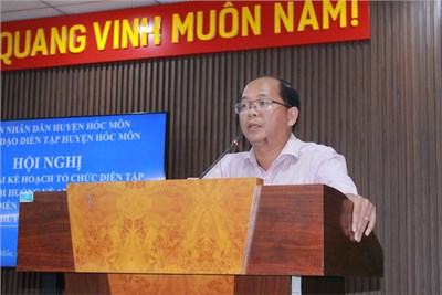 Triển khai kế hoạch tổ chức diễn tập xử lý tình huống về an ninh trật tự