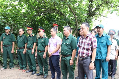 Quy tập hài cốt liệt sĩ Nguyễn Văn Tuồng