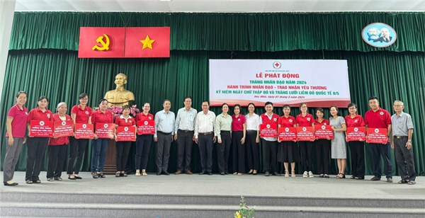 Lễ phát động Tháng nhân đạo năm 2024