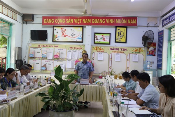 Giám sát thực hiện Quy chế dân chủ tại trường Tiểu học Thới Tam