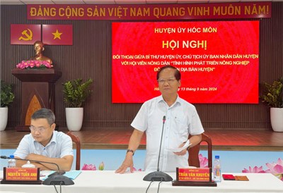 Hội nghị đối thoại với hội viên nông dân