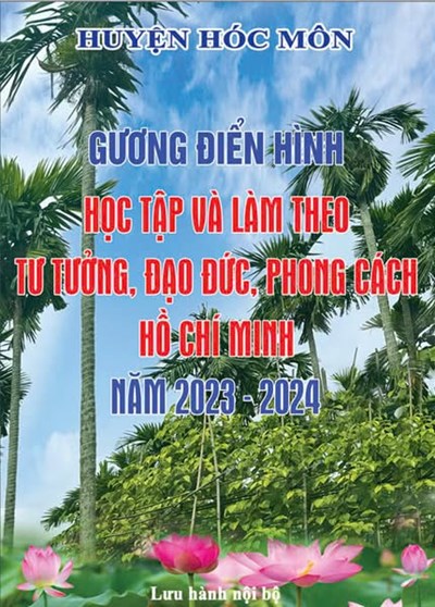 Tập tài liệu “Gương điển hình học tập và làm theo tư tưởng, đạo đức, phong cách Hồ Chí Minh huyện Hóc Môn năm 2023-2024” 