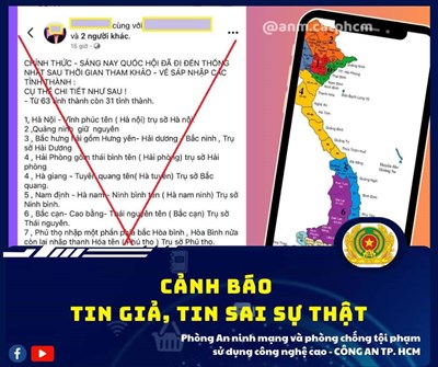 Cảnh báo thông tin sai sự thật