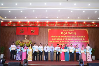 Tổng kết 10 năm thực hiện Chỉ thị số 05-CT/TW của Bộ Chính trị